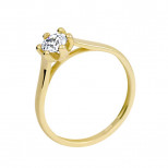 Zásnubní prsten se zirkonem