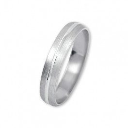Snubn&iacute; prsten se středov&yacute;m proužkem