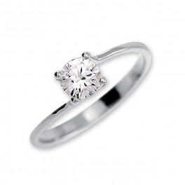 Zásnubní prsten se zirkonem Zásnubní prsten se zirkonem