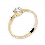 Zásnubní prsten se zirkonem