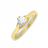 Zásnubní prsten se zirkonem