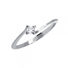 Jemn&yacute; prsten s briliantem