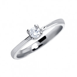 Klasick&yacute; z&aacute;snubn&iacute; prsten s briliantem