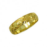 Prsten půlkulat&yacute; - kombinovan&aacute; rytina 1