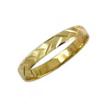 Snubn&iacute; prsten se stromečkov&yacute;m vzorem