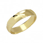 Půlkulatý prsten s jednosměrným rytím